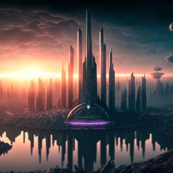 vizista epic digital artwork of a futuristic cityskyline cinemaf8274de nft